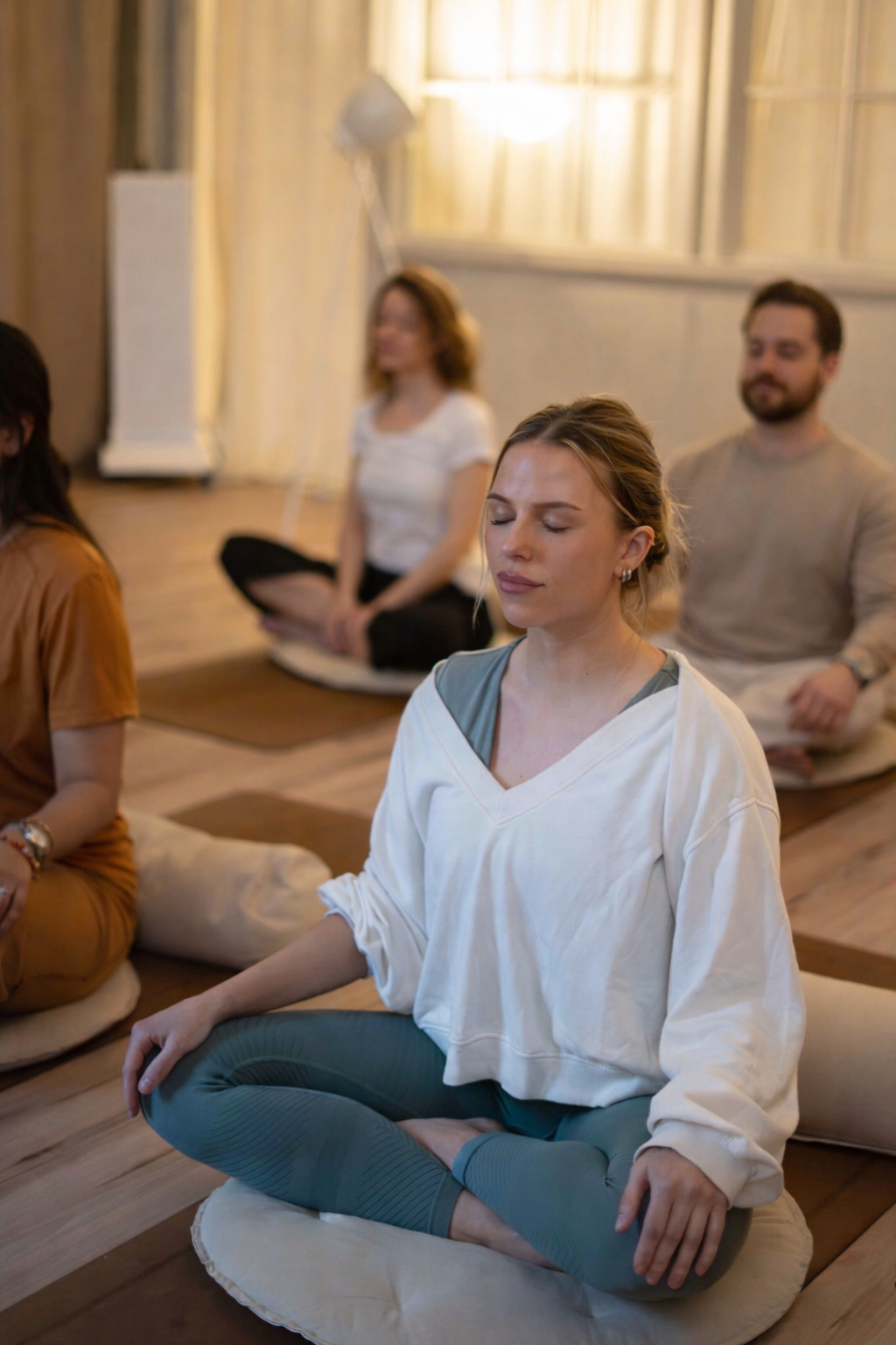Person i meditation
